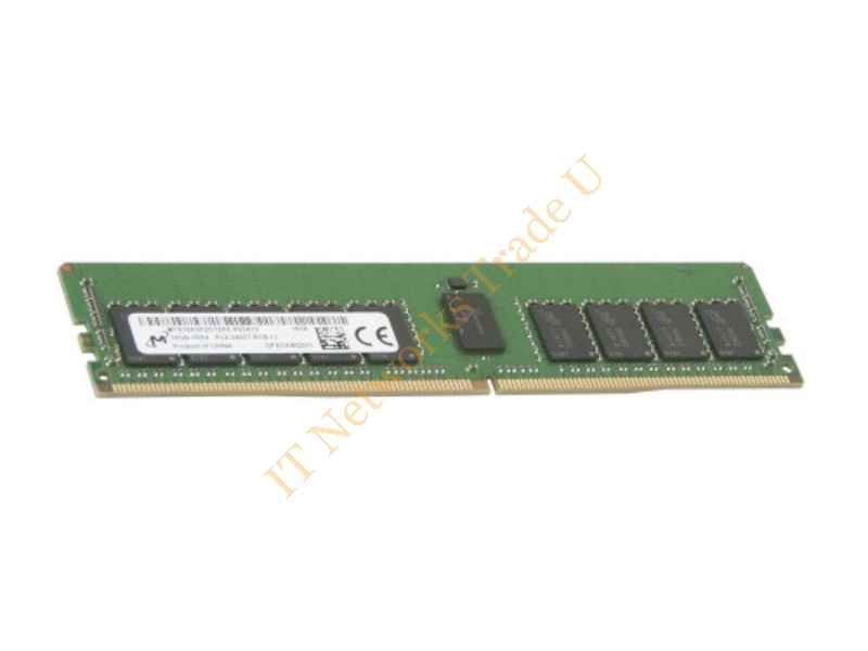 MT9ASF1G72PZ-2G3A1 Micron 8GB DDR4-2400MHz PC4-19200 ECC Registered CL17 288-Pin DIMM 1.2V Single Rank Memory Module Server Memory