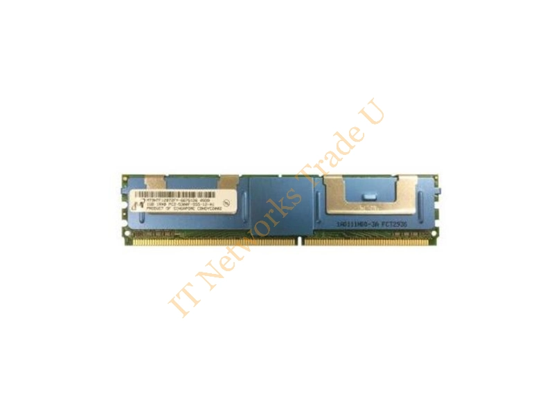 MT9HTF12872FY-667A2 Micron 1GB DDR2-667MHz PC2-5300 ECC Fully Buffered CL5 240-Pin DIMM Single Rank Memory Module Server Memory