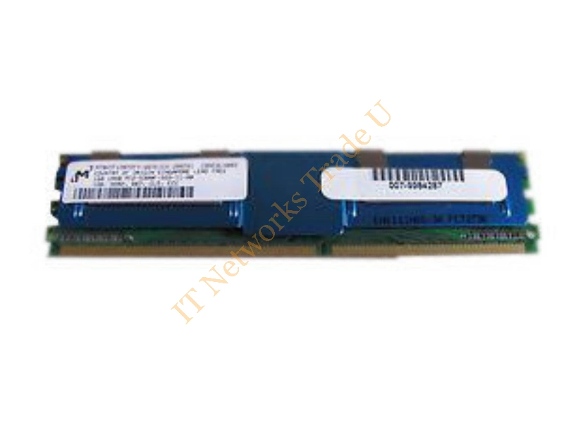 MT9HTF12872FY-667E1 Micron 1GB DDR2-667MHz PC2-5300 ECC Fully Buffered CL5 240-Pin DIMM Single Rank Memory Module Server Memory