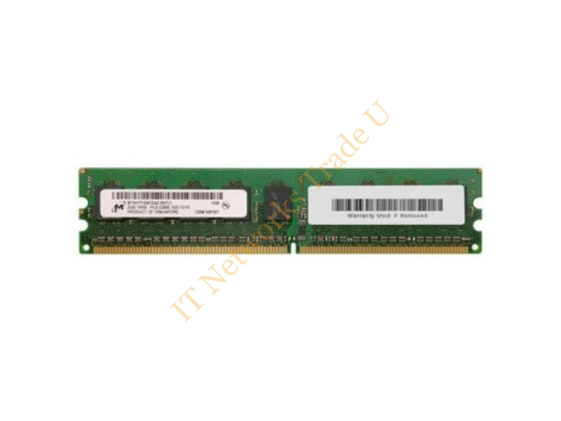 MT9HTF25672AZ-80EC1 Micron 2GB DDR2-800MHz PC2-6400 ECC Unbuffered CL5 240-Pin DIMM Single Rank Memory Module Server Memory
