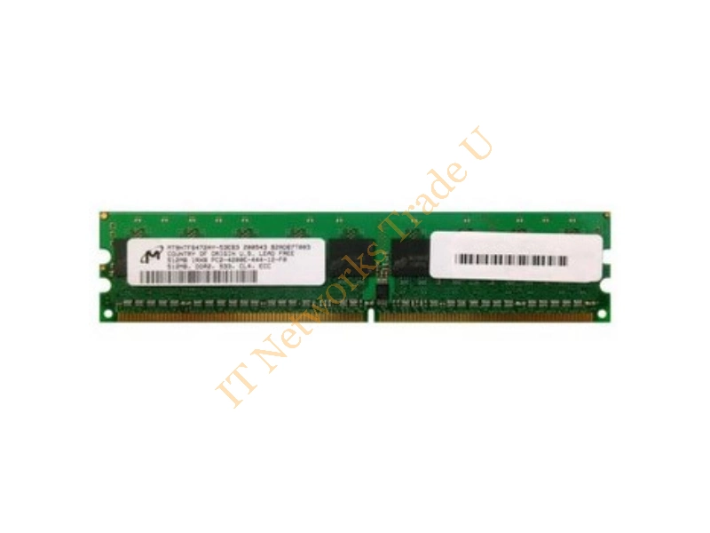 MT9HTF3272AG-53EB3 Micron 256MB DDR2-533MHz PC2-4200 ECC Unbuffered CL4 240-Pin DIMM Single Rank Memory Module Server Memory