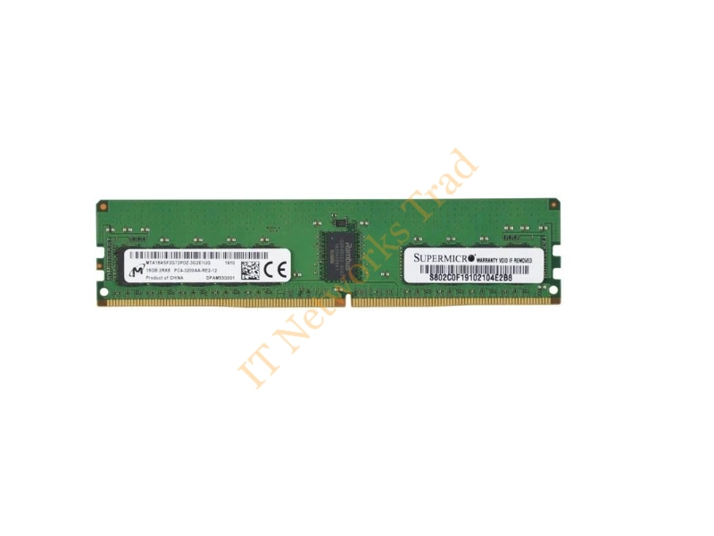 MT9HTF3272AY-53E Micron 256MB DDR2-533MHz PC2-4200 ECC Unbuffered CL4 240-Pin DIMM Single Rank Memory Module Server Memory