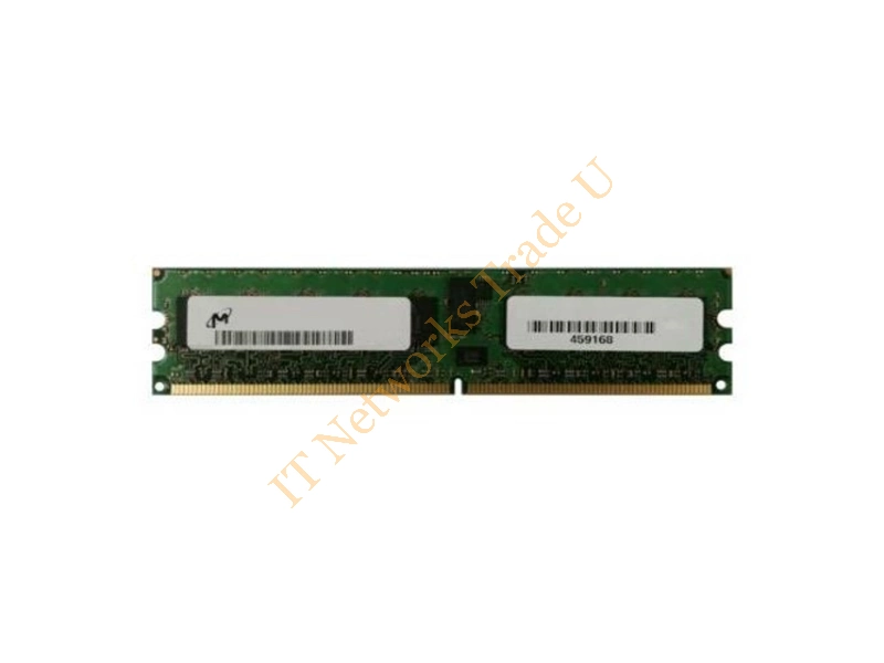 MT9HTF6471AY-667B3 Micron 512MB DDR2-667MHz PC2-5300 ECC Unbuffered CL5 240-Pin DIMM Single Rank Memory Module Server Memory