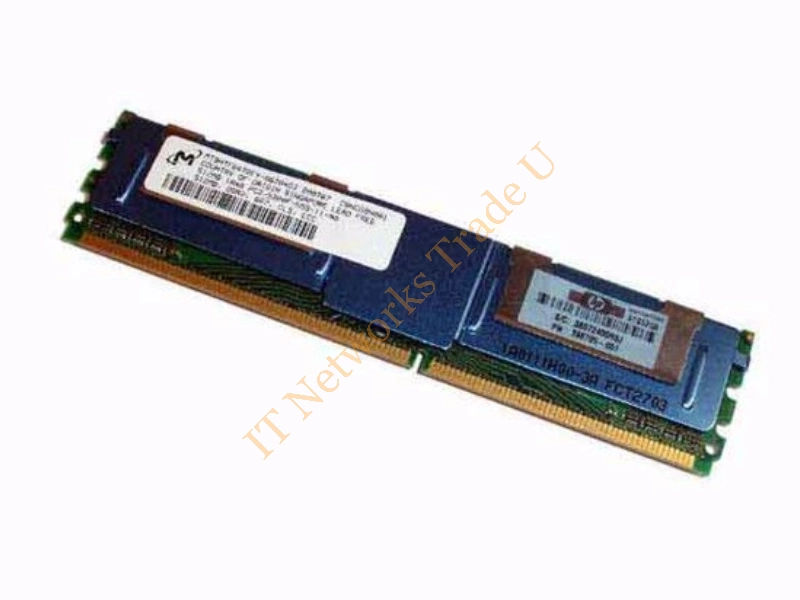 MT9HTF6472FY-667 Micron 512MB DDR2-667MHz PC2-5300 ECC Fully Buffered CL5 240-Pin DIMM Single Rank Memory Module Server Memory