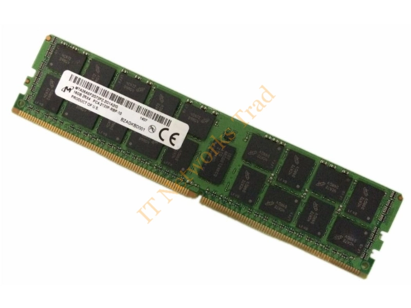 MT9JSF12872AZ-1G1 Micron 1GB DDR3-1066MHz PC3-8500 ECC Unbuffered CL7 240-Pin DIMM Single Rank Memory Module Server Memory