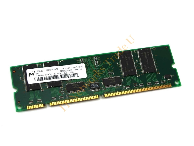 MT9LSDT1672G-133E1 Micron 128MB 133MHz PC133 ECC Registered CL3 168-Pin DIMM Single Rank Memory Module Server Memory