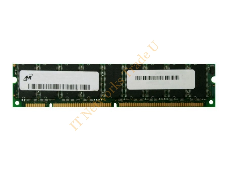 MT9LSDT872AG-10CD4 Micron 64MB 100MHz PC100 ECC Unbuffered 168-Pin DIMM Memory Module Server Memory