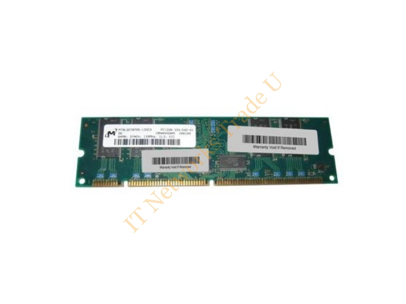 MT9LSDT872G-133C3 Micron 64MB 133MHz PC133 ECC Registered CL3 168-Pin DIMM Memory Module Server Memory