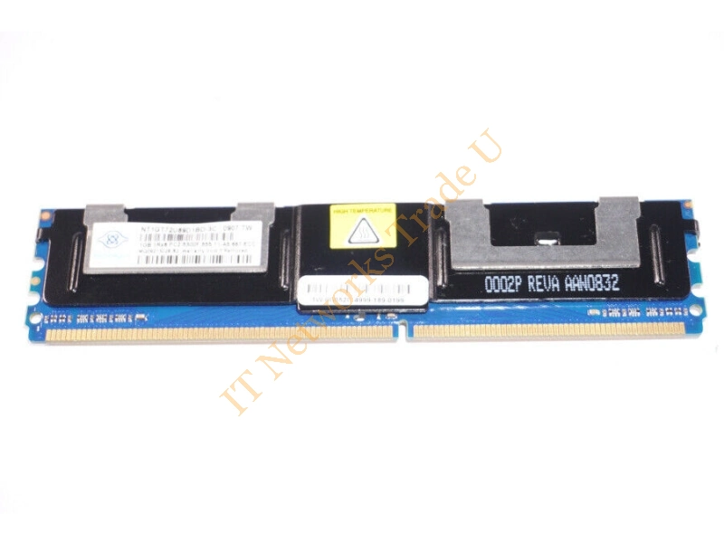 MT9RTF12872FY-667 Micron 1GB DDR2-667MHz PC2-5300 ECC Fully Buffered CL5 240-Pin DIMM Single Rank Memory Module Server Memory