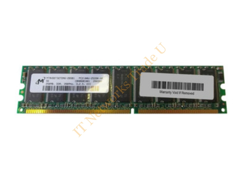 MT9VDDT3272AG-265 Micron 256MB DDR-266MHz PC2100 ECC Unbuffered CL2.5 184-Pin DIMM Memory Module Server Memory