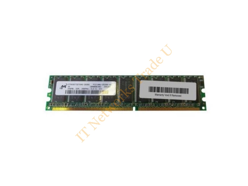 MT9VDDT3272AG-265F4 Micron 256MB DDR-266MHz PC2100 ECC Unbuffered CL2.5 184-Pin DIMM Memory Module Server Memory