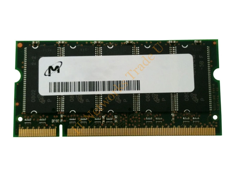 MT9VDDT6472PHIY-335 Micron 512MB DDR-333MHz PC2700 ECC CL2.5 200-Pin SoDimm Single Rank Memory Module Laptop Memory