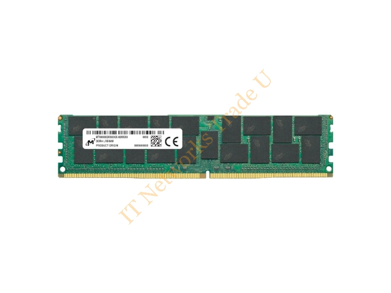MTA144ASQ16G72LSZ-2S9E1 Micron 128GB DDR4-2933MHz PC4-23400 Registered ECC CL21 288-Pin Load Reduced DIMM 1.2V Octal Rank Memory Module Server Memory