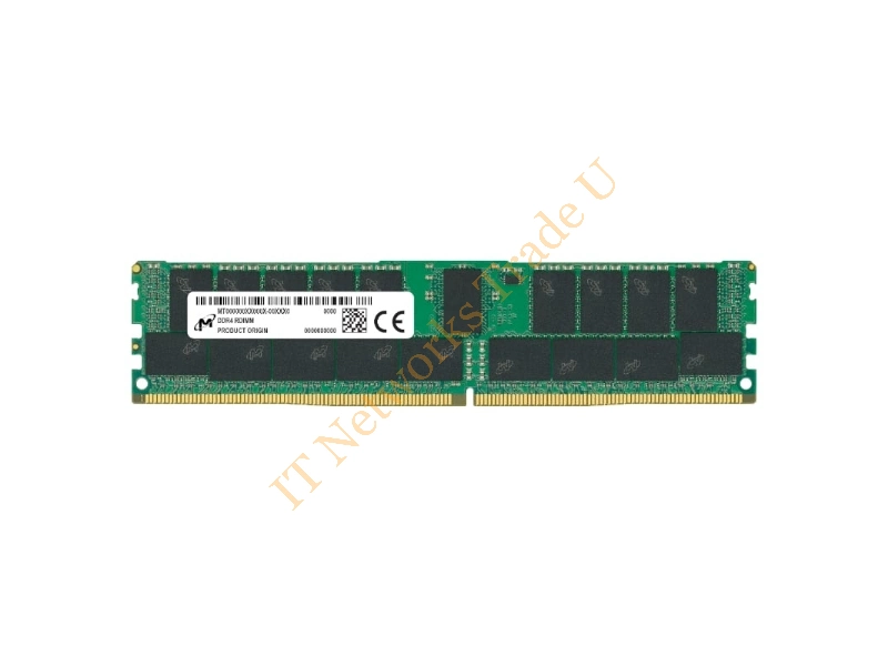 MTA18ASF2G72PDZ-3G2J3 Micron 16GB DDR4-3200MHz PC4-25600 Registered ECC CL22 288-Pin DIMM 1.2V Dual Rank Memory Module Server Memory