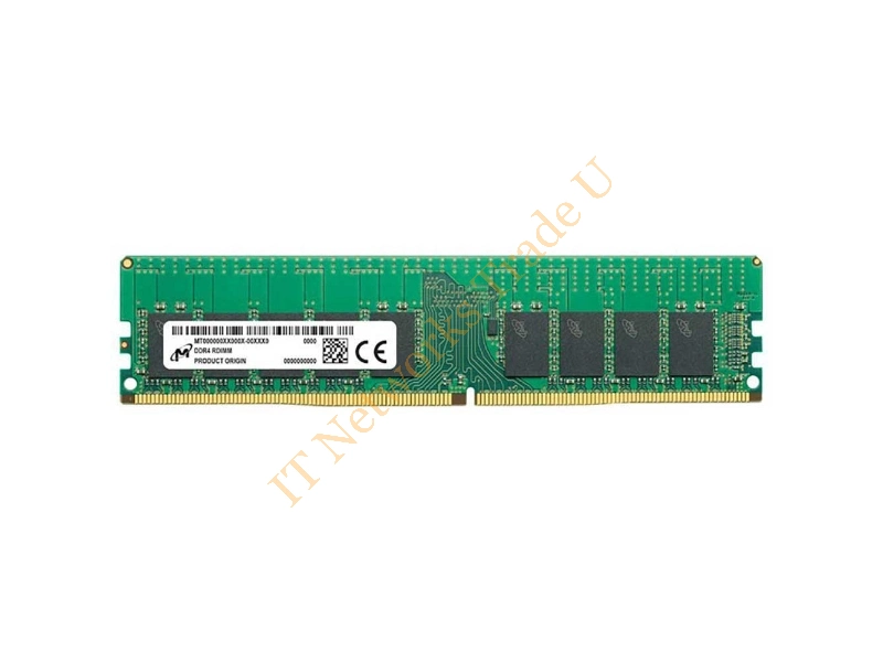 MTA18ASF2G72PZ-2G9J3 Micron 16GB DDR4-2933MHz PC4-23400 Registered ECC CL21 288-Pin DIMM 1.2V Single Rank Memory Module Server Memory