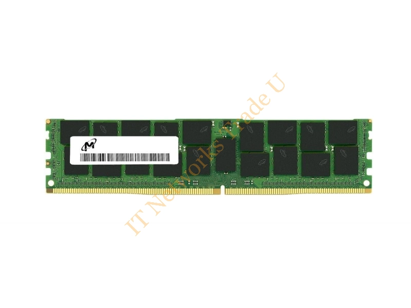 MTA36ASF2G72PZ-2G6 Micron 16GB DDR4-2666MHz PC4-21300 ECC Registered CL19 288-Pin DIMM 1.2V Dual Rank Memory Module Server Memory