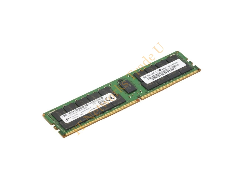 MTA72ASS8G72LZ-2G6D2 Micron 64GB DDR4-2666MHz PC4-21300 ECC Registered CL19 288-Pin DIMM Quad Rank 1.2V Memory Module Server Memory