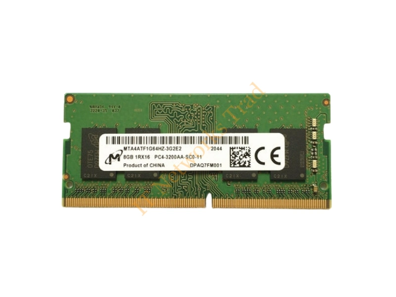 MTA8ATF1G64HZ-2G1A1 Micron Technology 8GB DDR4-2133MHz PC4-17000 non-ECC Unbuffered CL15 260-Pin SoDimm 1.2V Single Rank Memory Module Laptop Memory