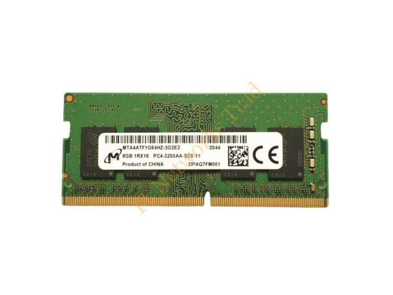 MTA8ATF1G64HZ-2G3E1 Micron 8GB DDR4-2400MHz PC4-19200 non-ECC Unbuffered CL17 260-Pin SoDimm 1.2V Single Rank Memory Module Laptop Memory