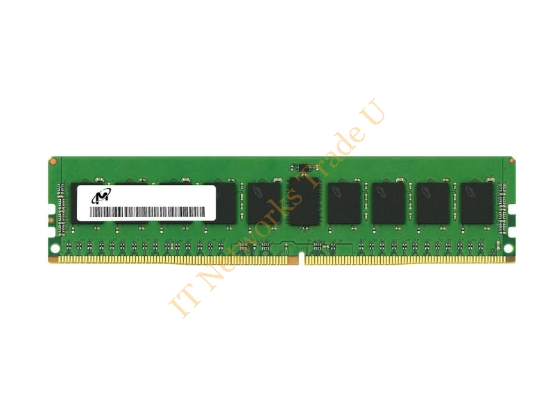 MTA9ASF51272AZ-2G1A1 Micron 4GB DDR4-2133MHz PC4-17000 ECC Unbuffered CL15 288-Pin DIMM 1.2V Single Rank Memory Module Server Memory