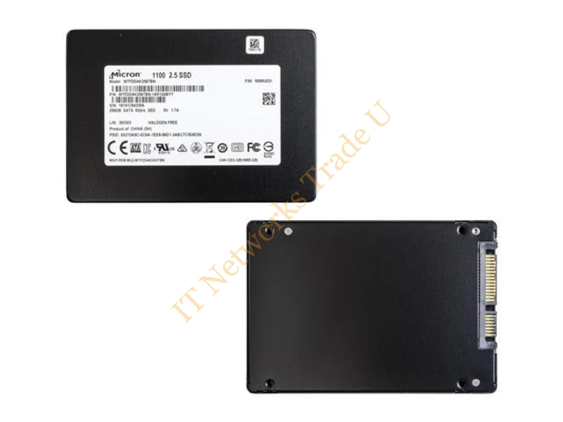 MTFDDAK256TBN-1AR12ABYY Micron 256GB SATA 6Gb/s 2.5-inch Solid State Drive SSD Storage