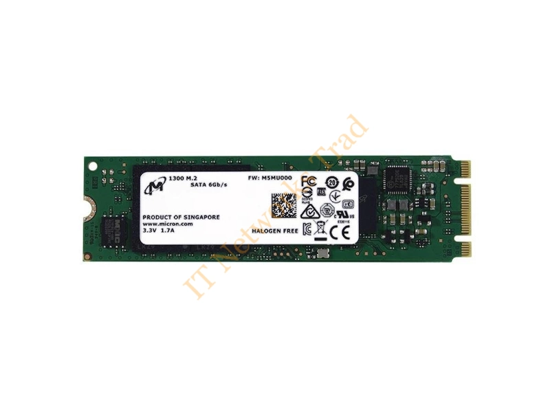 MTFDDAV256TDL-1AW1ZA Micron 1300 256GB Triple-Level Cell SATA 6Gb/s M.2 Solid State Drive SSD Storage