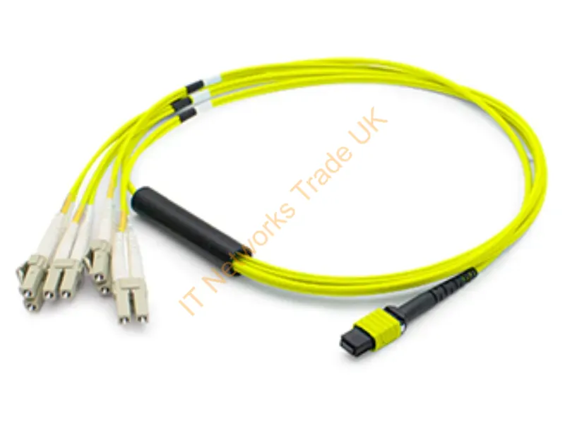 MTP-4LC-S3M-AO - Addon Networks 3M Mpo - 4Xlc Infiniband/Fibre Optic Cable 118.1" (3 M) Mpo/Mtp Lc Yellow