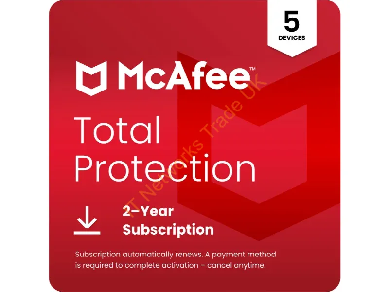 MTP32UNR5RAAD - McAfee Act Key/ Total Protection 05-Devic