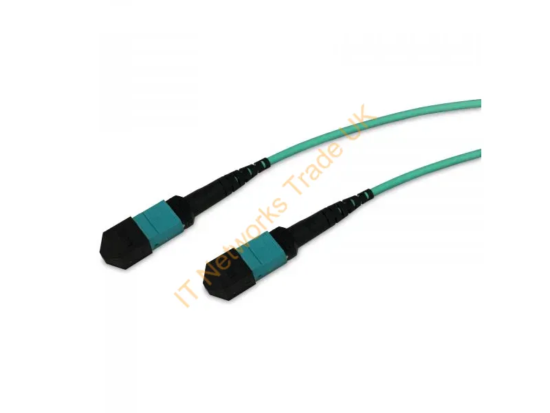 MTPF2XO-POM4-1M-ENC - Enet Components Mtpf2Xo-Pom4-1M-Enc Infiniband/Fibre Optic Cable 39.4" (1 M) Mpo/Mtp Aqua Color
