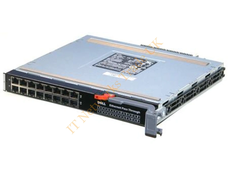 MU981 Dell M1000E 16-Port Ethernet Pass-through Module for PowerEdge Networking Accessory