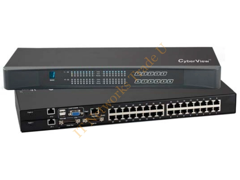 MUIP-1624 - Austin Hughes Electronics Ltd MU-IP1624 1U Black Network KVM Switch