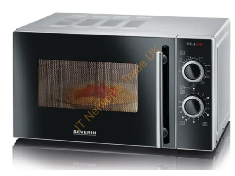 MW7771 - Severin MW 7771 microwave Black, Silver Combination microwave Countertop 20 L 700 W