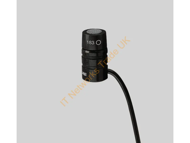 MX183 - Shure Mx183 Microphone Black Lavalier/Lapel Microphone