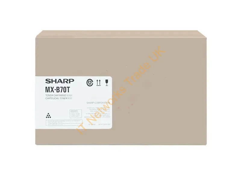 MXB70T - Sharp MXB-70T Toner-kit, 45K pages ISO/IEC 19752 for Sharp MX-B 557