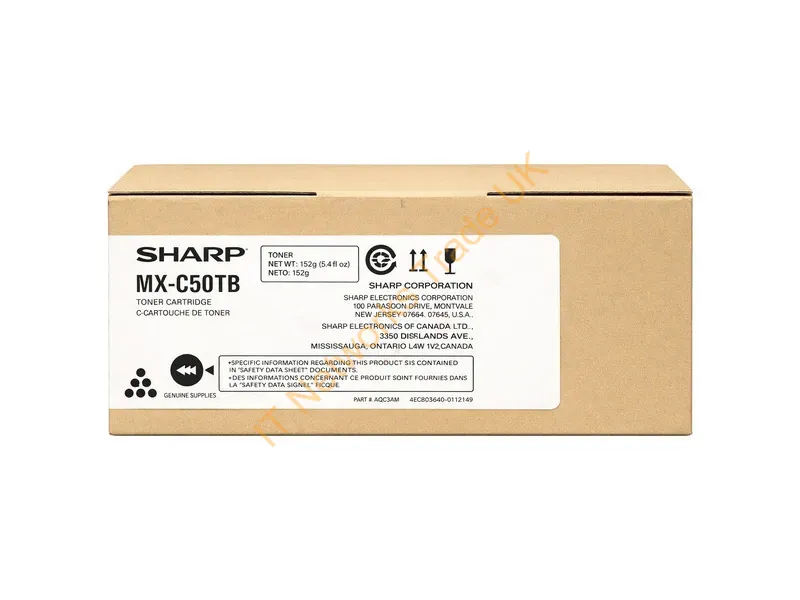 MXC50TB - Sharp MXC-50TB Toner black, 20K pages/5% for Sharp MX-C 407 F