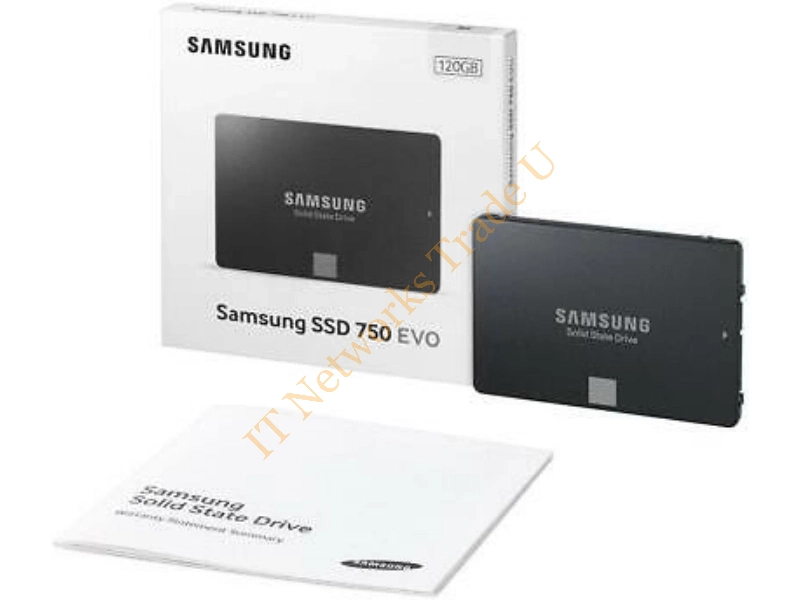 MZ-750120BW-B2 Samsung 750 EVO Series 120GB Triple-Level Cell (TLC) SATA 6Gb/s 2.5-inch Solid State Drive SSD Storage