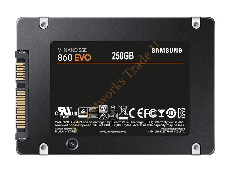 MZ-76E250B Samsung 860 EVO Series 250GB Multi-Level Cell (MLC) SATA 6Gb/s 2.5-inch Solid State Drive SSD Storage