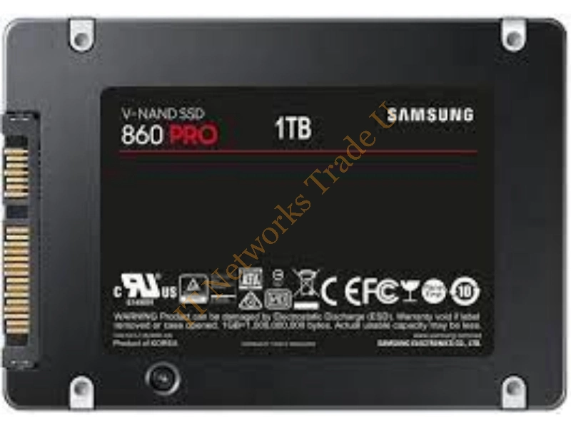 MZ-76P1T0 Samsung 860 PRO Series 1TB Multi-Level Cell (MLC) SATA 6Gb/s 2.5-inch Solid State Drive SSD Storage