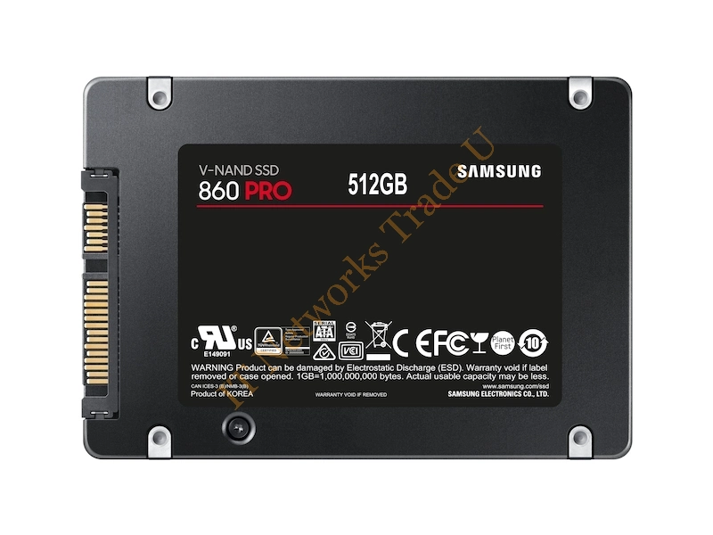 MZ-76P512 Samsung 860 PRO Series 512GB Multi-Level Cell (MLC) SATA 6Gb/s 2.5-inch Solid State Drive SSD Storage