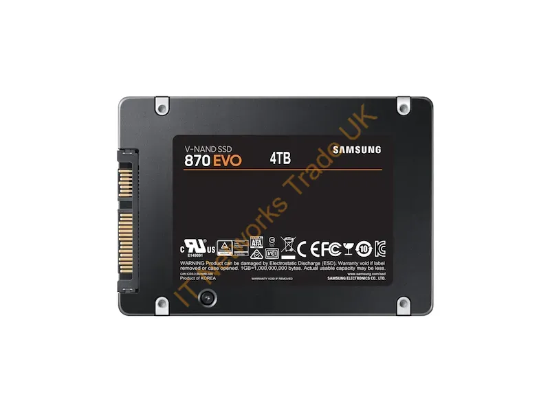 MZ-77E4T0E - Samsung 870 Evo 2.5" 4.1 Tb Serial Ata Iii V-Nand Mlc