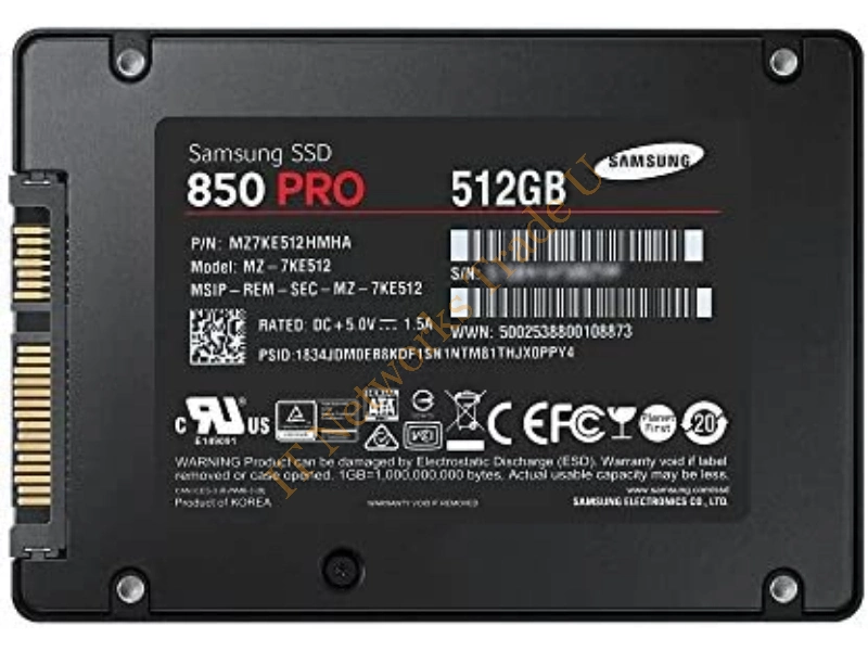 MZ-7KE512BW-A1 Samsung 850 PRO Series 512GB Multi-Level Cell (MLC) SATA 6Gb/s 2.5-inch Solid State Drive SSD Storage