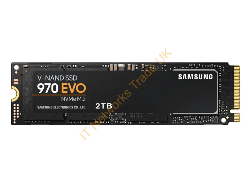 MZ-V7E2T0BW Samsung 970 EVO 2TB Triple-Level Cell (TLC) PCI Express 3.0 x4 NVMe M.2 2280 Solid State Drive SSD Storage