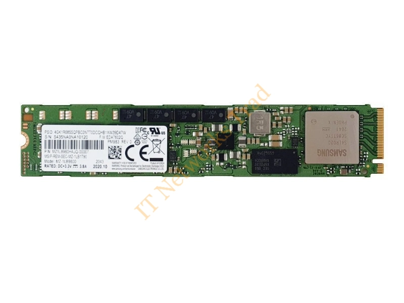 MZ1LB960HAJQ Samsung PM983 Series 960GB Triple-Level Cell M.3 PCI-Express 3.0 x4 NVMe Solid State Drive SSD Storage