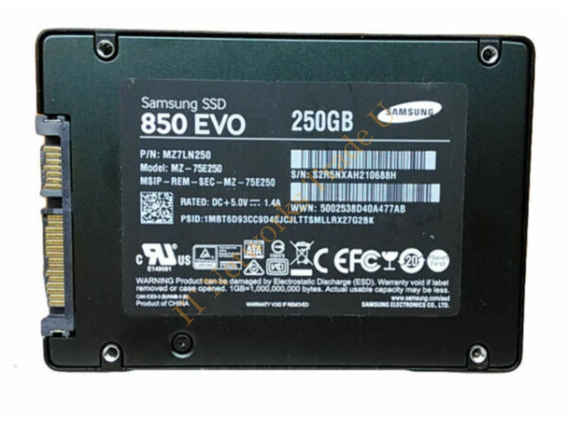 MZ75E250BCN Samsung 850 EVO Series 250GB Triple-Level Cell (TLC) SATA 6Gb/s 2.5-inch Solid State Drive SSD Storage