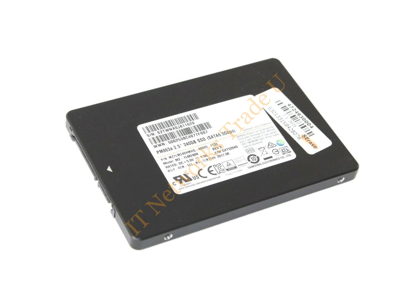MZ7LM240HMHQ Samsung PM863a Series 240GB Triple-Level Cell (TLC) SATA 6Gb/s 2.5-inch Solid State Drive SSD Storage