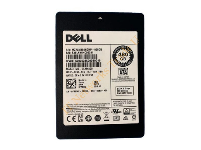 MZ7LM480HCHP005 Samsung PM863 Series 480GB Triple-Level Cell (TLC) SATA 6Gb/s Read Intensive 2.5-inch Solid State Drive SSD Storage
