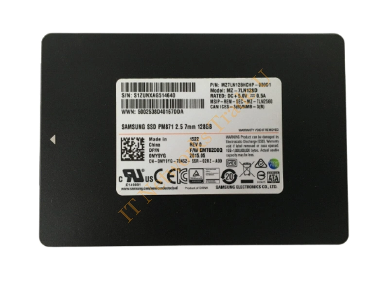 MZ7LN1280 Samsung PM871 Series 128GB Triple-Level Cell (TLC) SATA 6Gb/s Mainstream Endurance 2.5-inch Solid State Drive SSD Storage