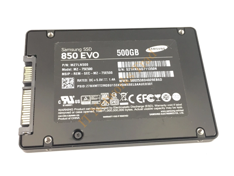 MZ7LN500 Samsung 850 EVO Series 500GB Triple-Level Cell SATA 6GB/s 2.5-inch Solid State Drive SSD Storage