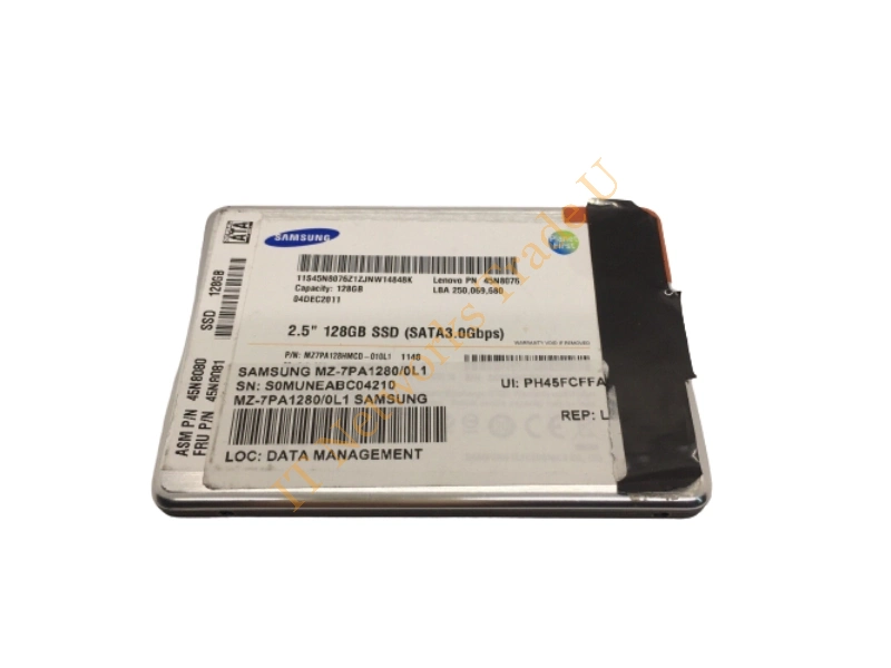 MZ7PA128HMCD-010L1 Samsung PM810 Series 128GB Multi-Level Cell (MLC) SATA 3Gb/s 2.5-inch Solid State Drive SSD Storage
