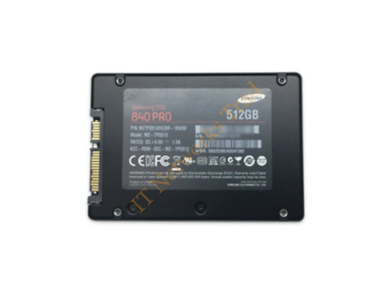 MZ7PD512HCGM-1BW00 Samsung 840 PRO Series 512GB Multi-Level Cell (MLC) SATA 6Gb/s 2.5-inch Solid State Drive SSD Storage
